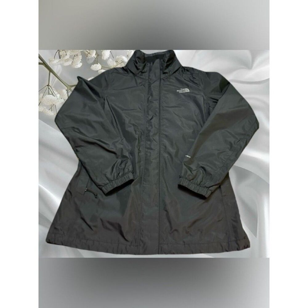 The North Face Women’s Windbreaker Black Rain Shell Jacket SP